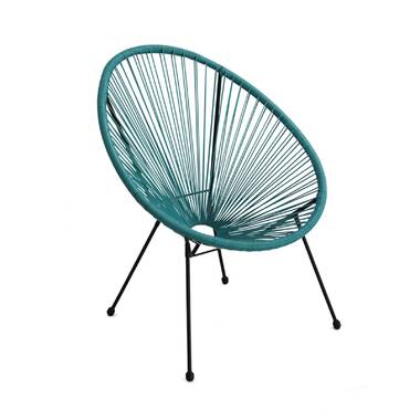 Gaven Woven Basket Patio Chair